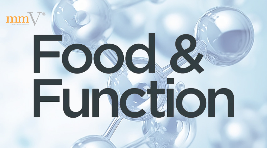 mmV胶原蛋白肽抗光老化研究，登国际Food & Function封面权威认证